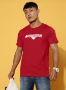 Avengercon Red Regluar Printed T-Shirt