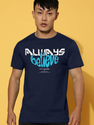 Always Believe Blue Regular T-Shirt