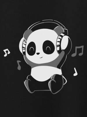 music panda half sleeve t shirt for men hover 700x933