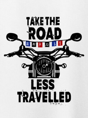 take the road less travelled t shirt for men hover 700x933