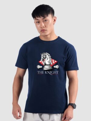 the knight printed t shirt for men side view 700x933