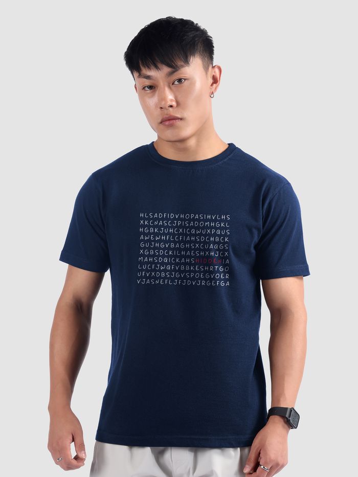 typography printed t shirt for men side view 700x933